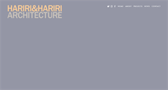 Desktop Screenshot of haririandhariri.com